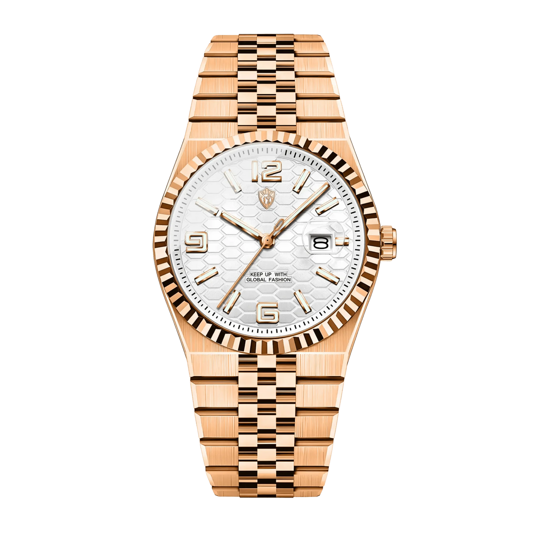 Oskar™ | Elegante Quarzuhr mit Jubilee-Armband