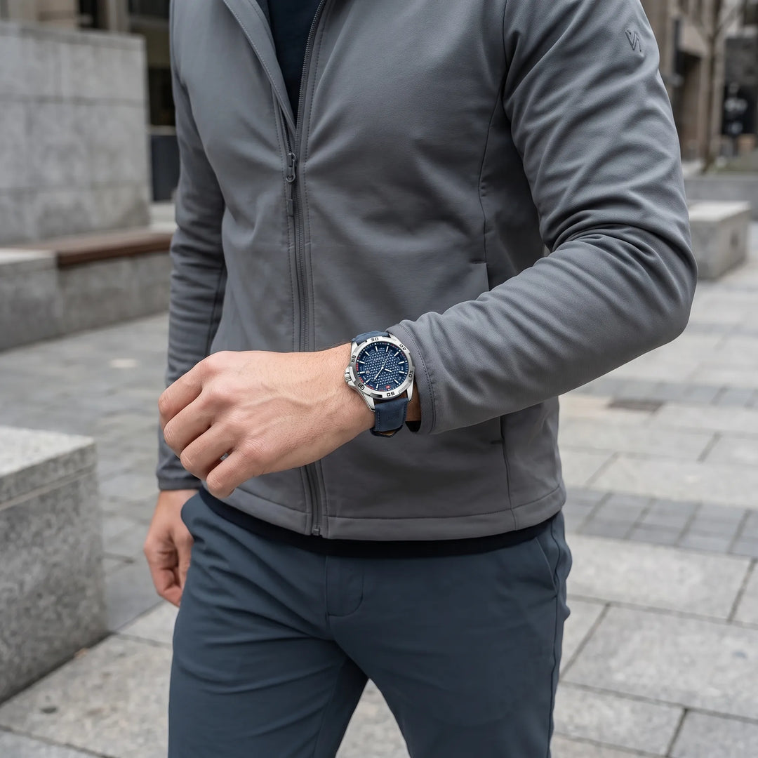 Marius™ | Sportliche Uhr mit Leuchtzifferblatt