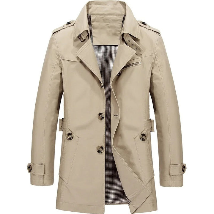 Klassischer Trenchcoat für Herren Leandro – Bild 2