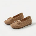 Weiche Komfort-Loafer mit zarter Schleife Sabine Braun – Weiss Modehaus