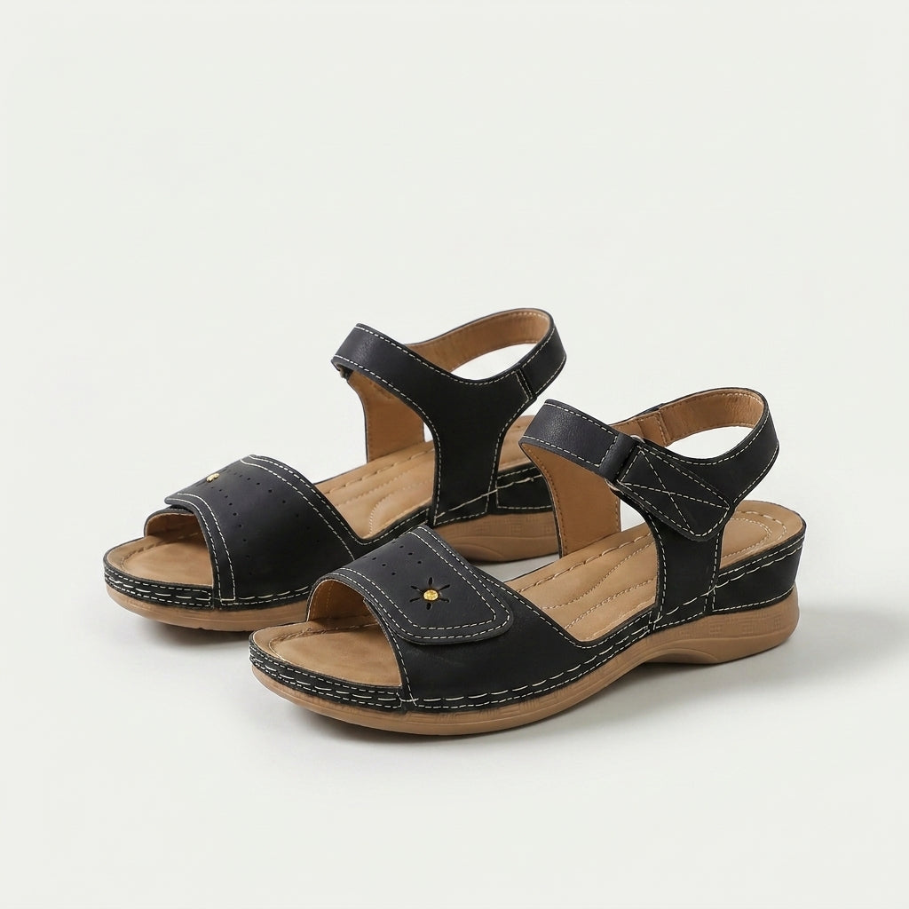 Leichte Sommer-Sandale mit Klettverschluss Liana – Bild 7