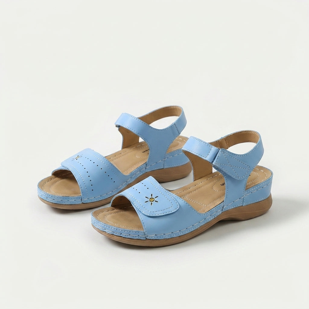 Leichte Sommer-Sandale mit Klettverschluss Liana – Bild 10