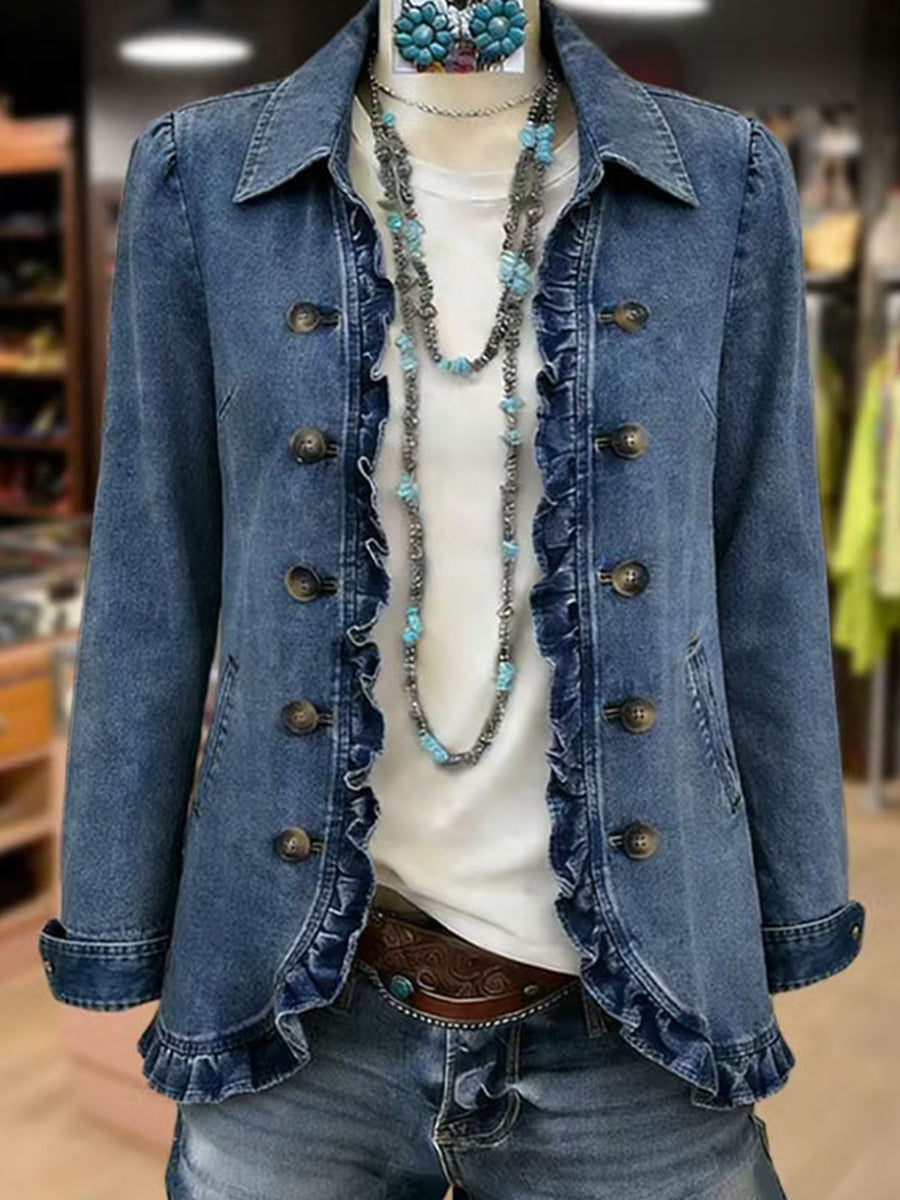 Elegante Volantjacke Rosaria – Bild 2