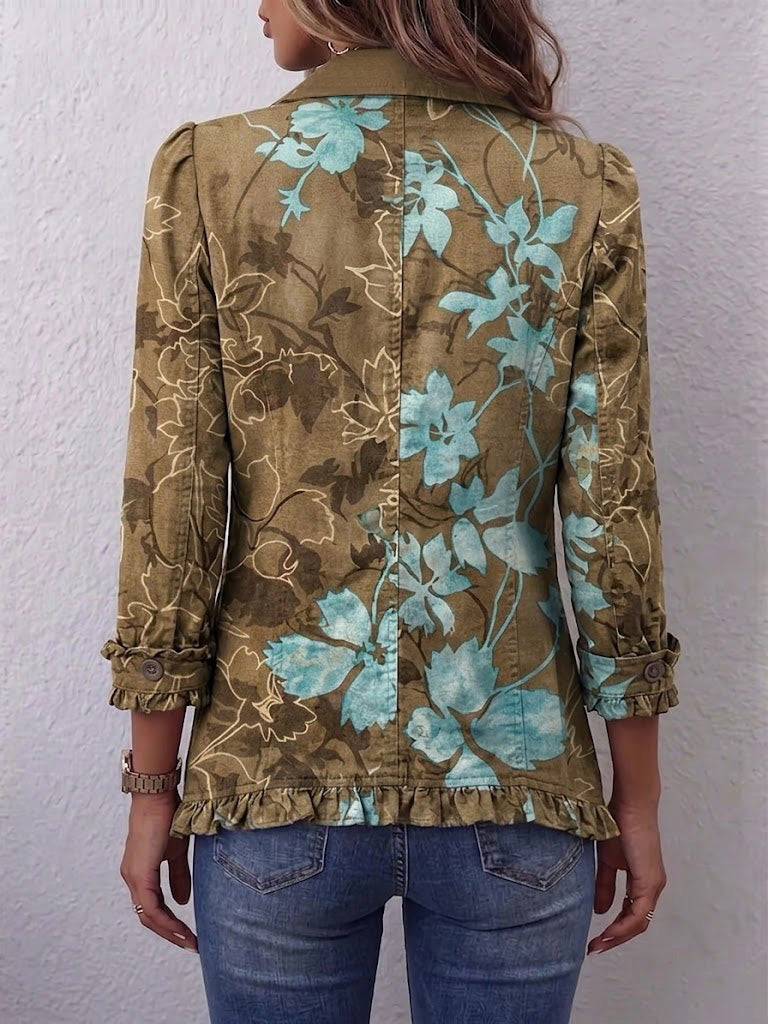 Blumige Verblassende Jacke Salud – Bild 2