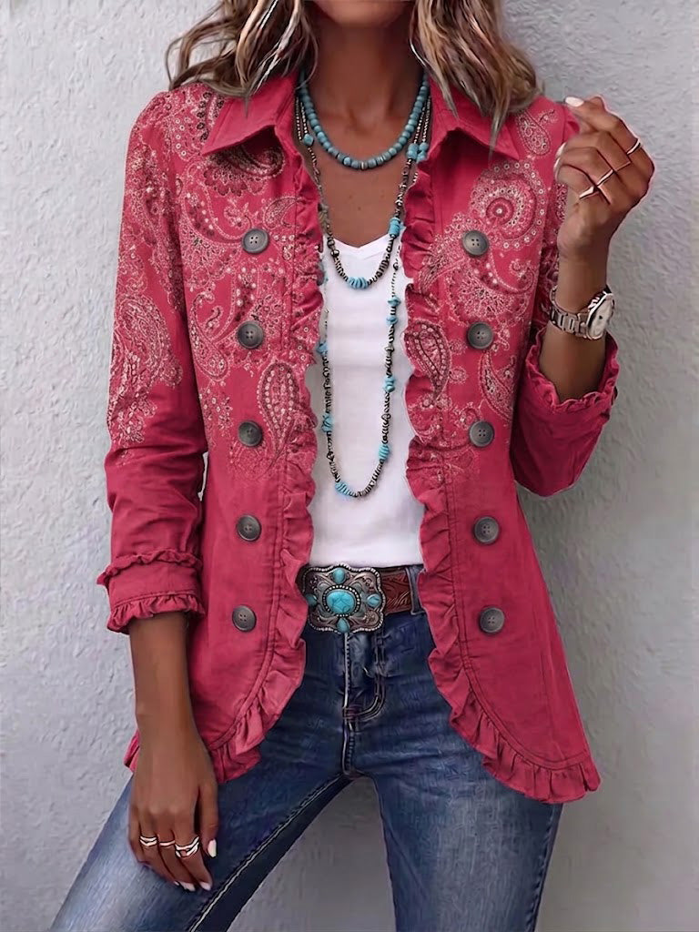 Cashmere-Jacke Rosa Adoración – Weiss Modehaus