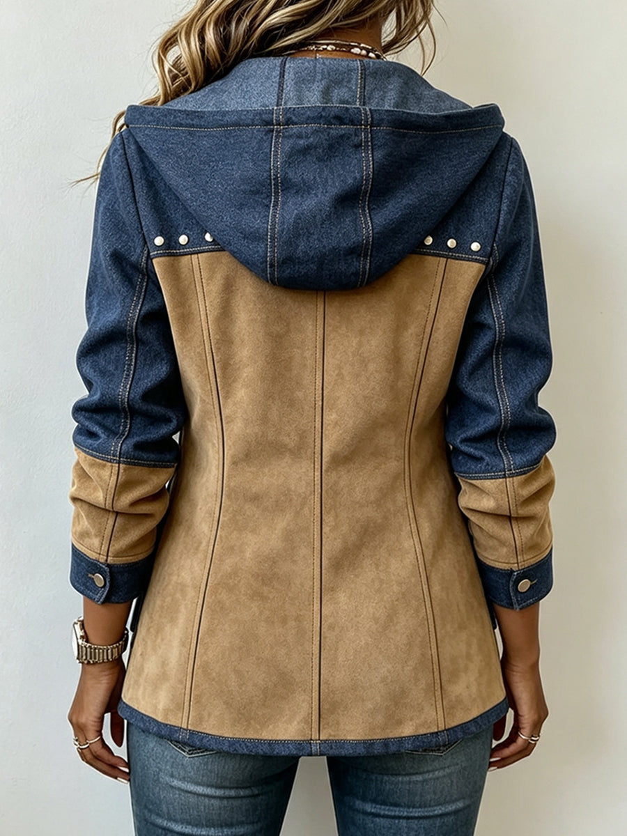 Adriana | Kapuzenjacke Navy