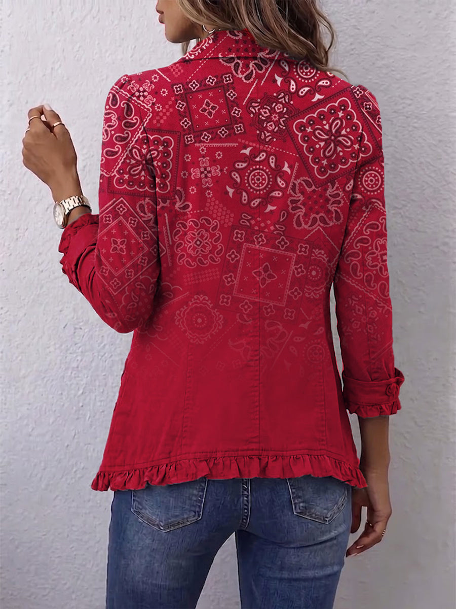 Cashmere-Jacke mit Farbverlauf Clotilde – Bild 2