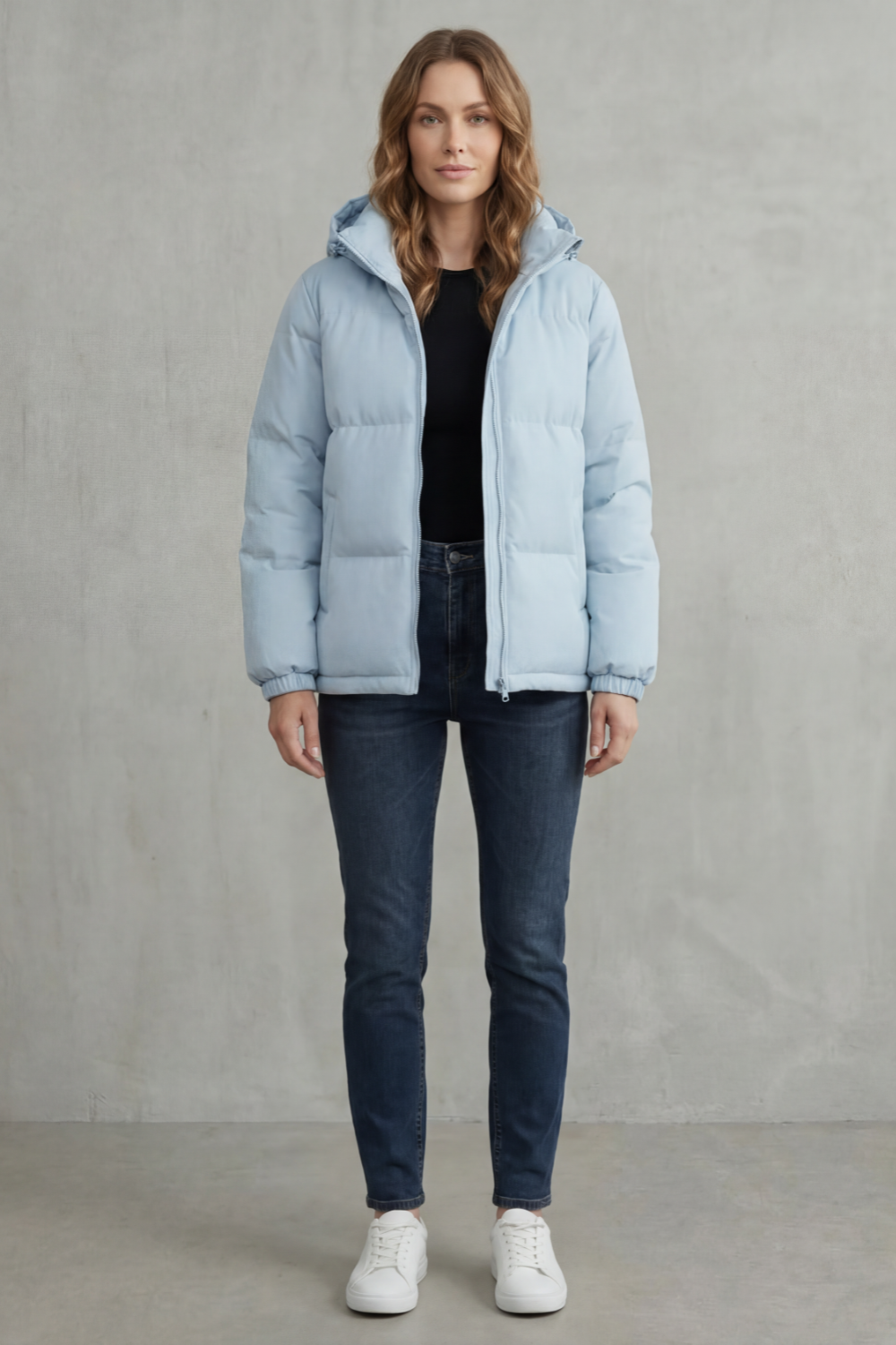 Steppjacke mit Kapuze Damen Donatella – Bild 2