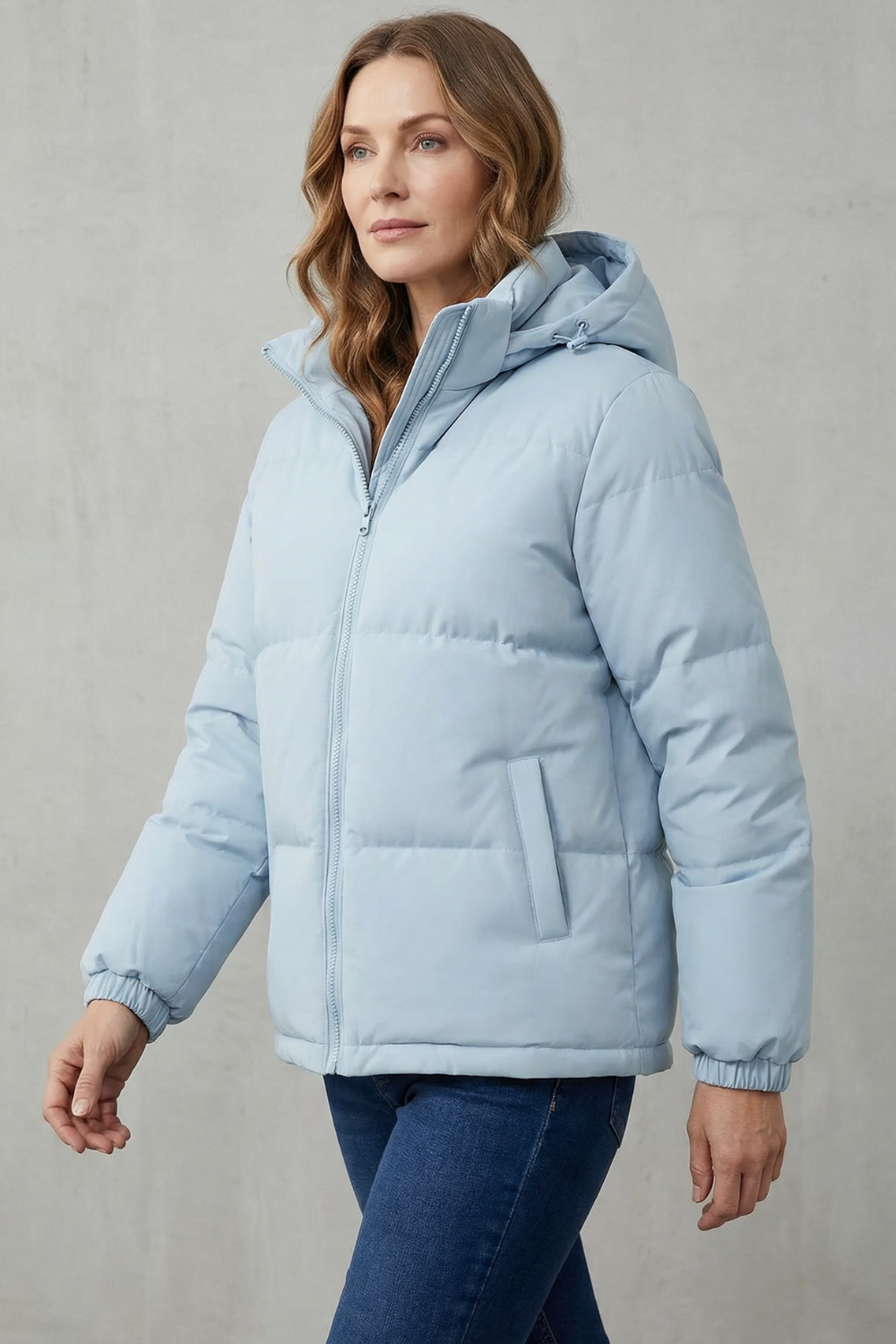 Steppjacke mit Kapuze Damen Donatella – Bild 3