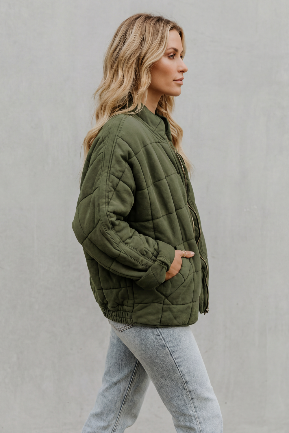 Steppjacke mit Reißverschluss Damen Bruna – Bild 11