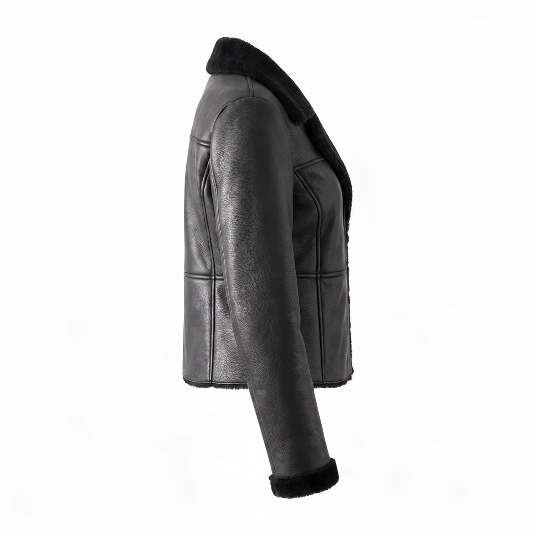 Sabine Echtlederjacke Damen – Bild 5