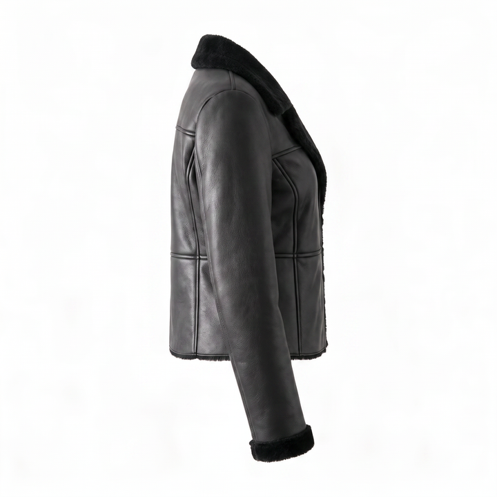 Sabine Echtlederjacke Damen – Bild 5