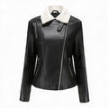 Larkspur Echtlederjacke Damen Schwarz – Weiss Modehaus
