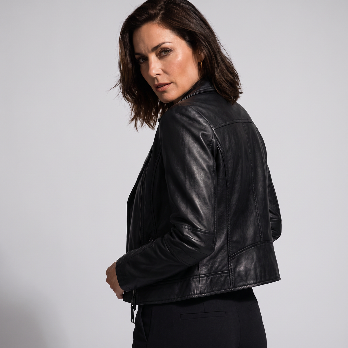 Vesper Echtlederjacke Damen – Bild 3