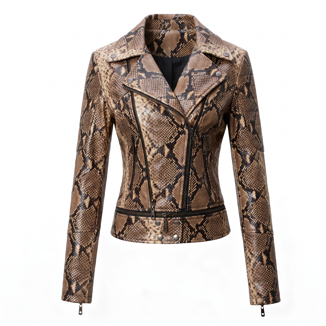 Flame Echtlederjacke Damen – Bild 6