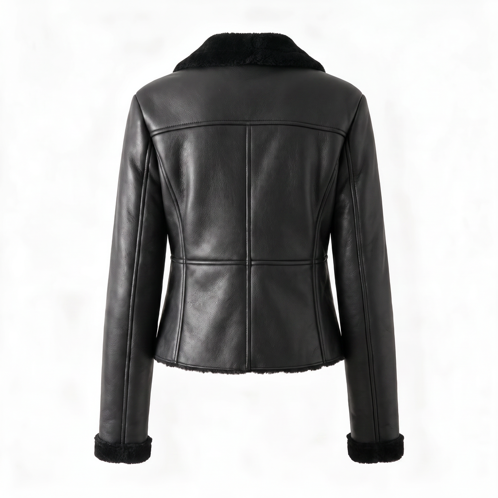 Sabine Echtlederjacke Damen – Bild 6