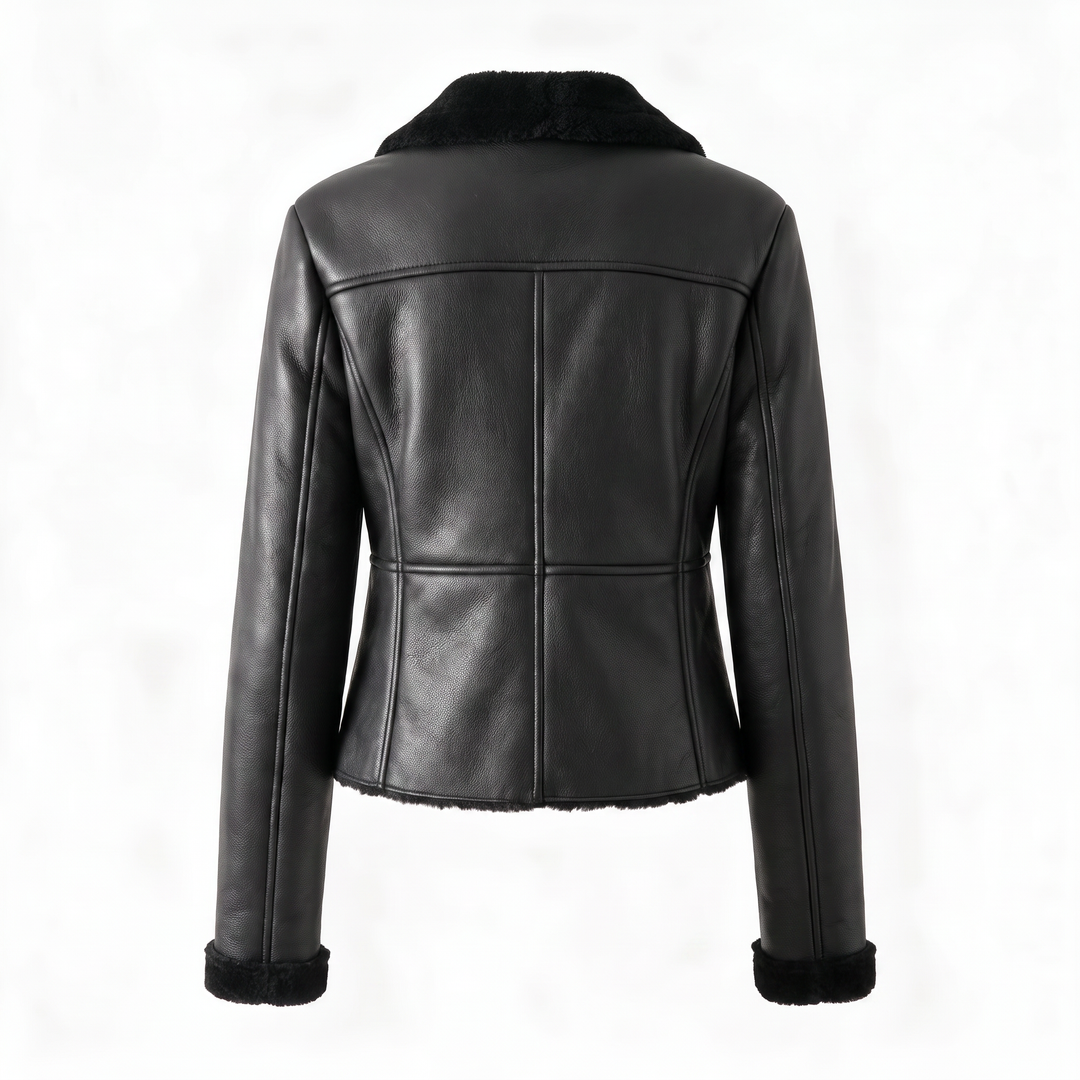 Sabine Echtlederjacke Damen – Bild 6