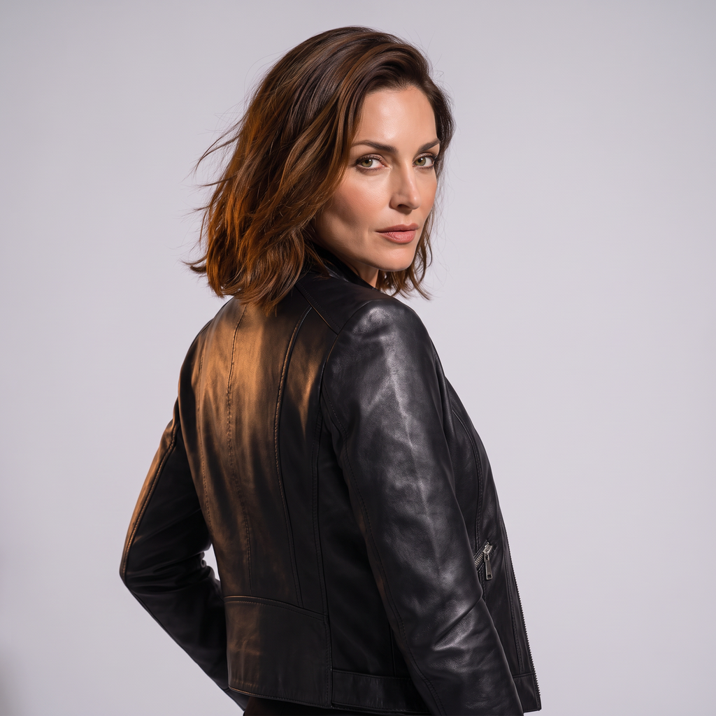 Rosalind Echtlederjacke Damen – Bild 3