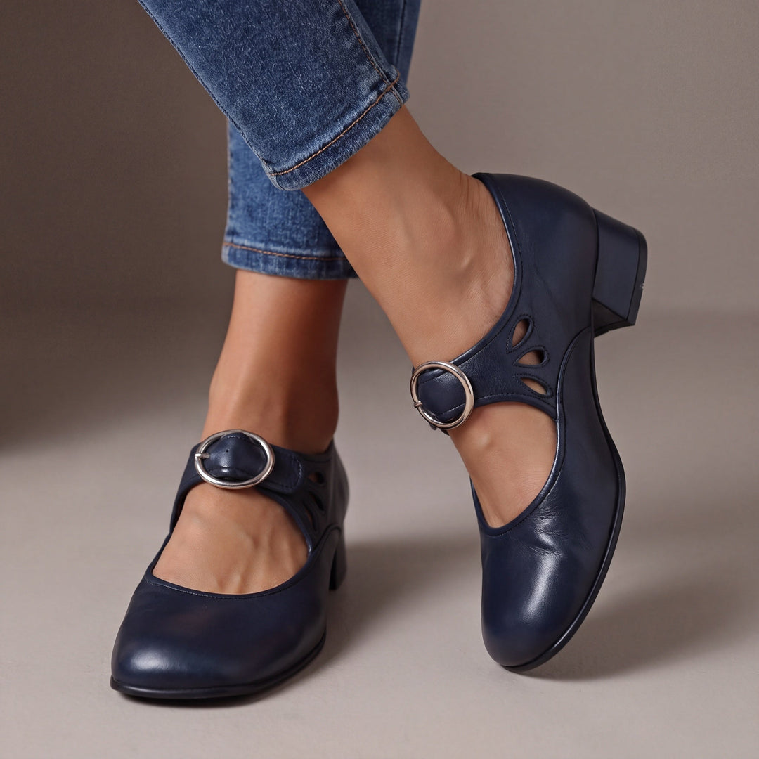 Mary Janes aus weichem Leder Damen Lotte – Bild 4