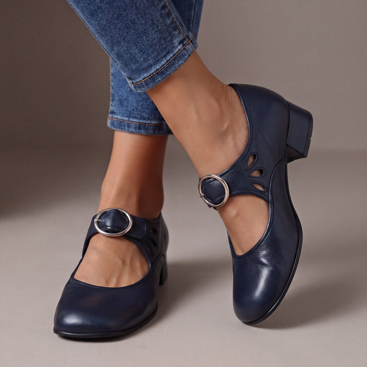 Mary Janes aus weichem Leder Damen Lotte – Bild 4