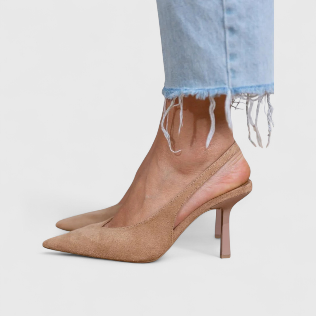 Orthopädische Absätze Damen Bella Beige – Weiss Modehaus