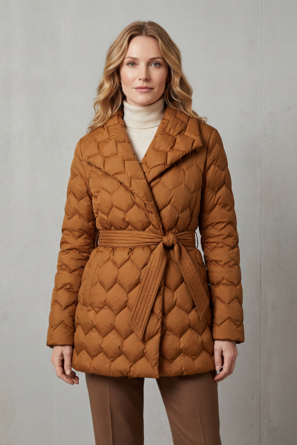 Sculpted Daunenjacke mit Gürtel Damen Diletta – Bild 2