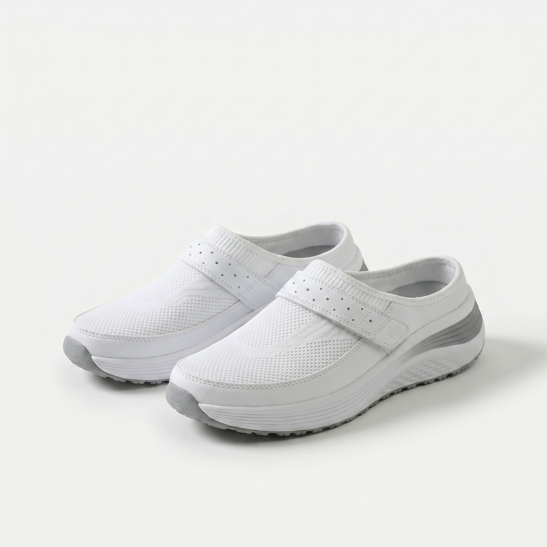 Leichter Komfort-Slip-On für aktive Tage Damen Sienna – Weiss Modehaus