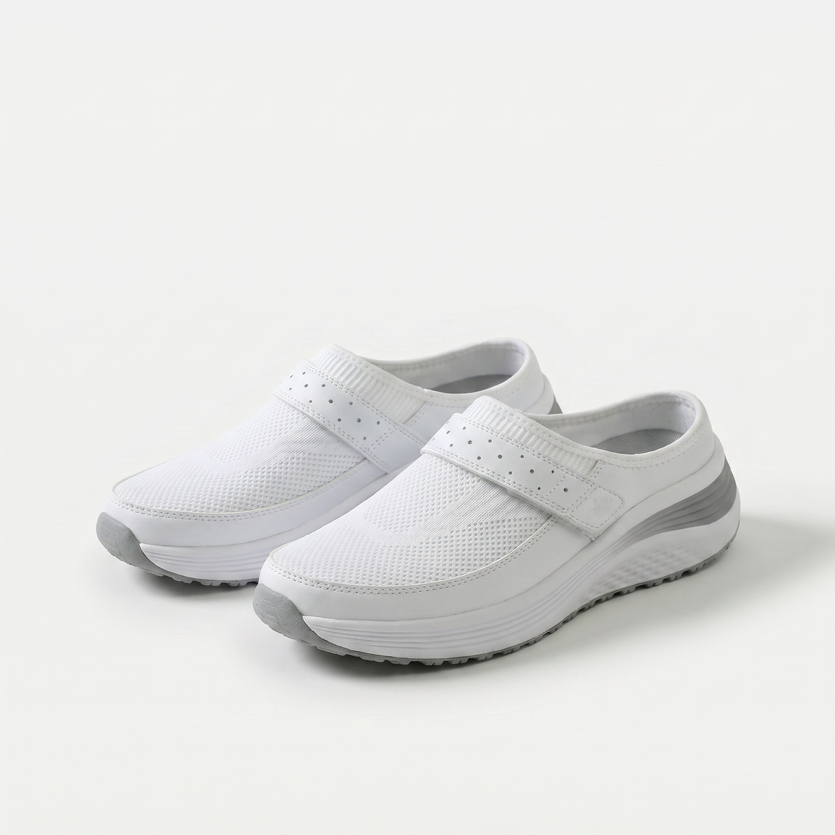 Leichter Komfort-Slip-On für aktive Tage Damen Sienna – Weiss Modehaus