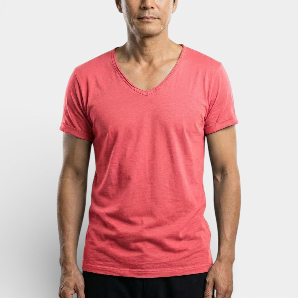 Meinhard™ | Weiches T-Shirt mit V-Ausschnitt