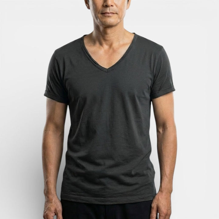 Meinhard™ | Weiches T-Shirt mit V-Ausschnitt