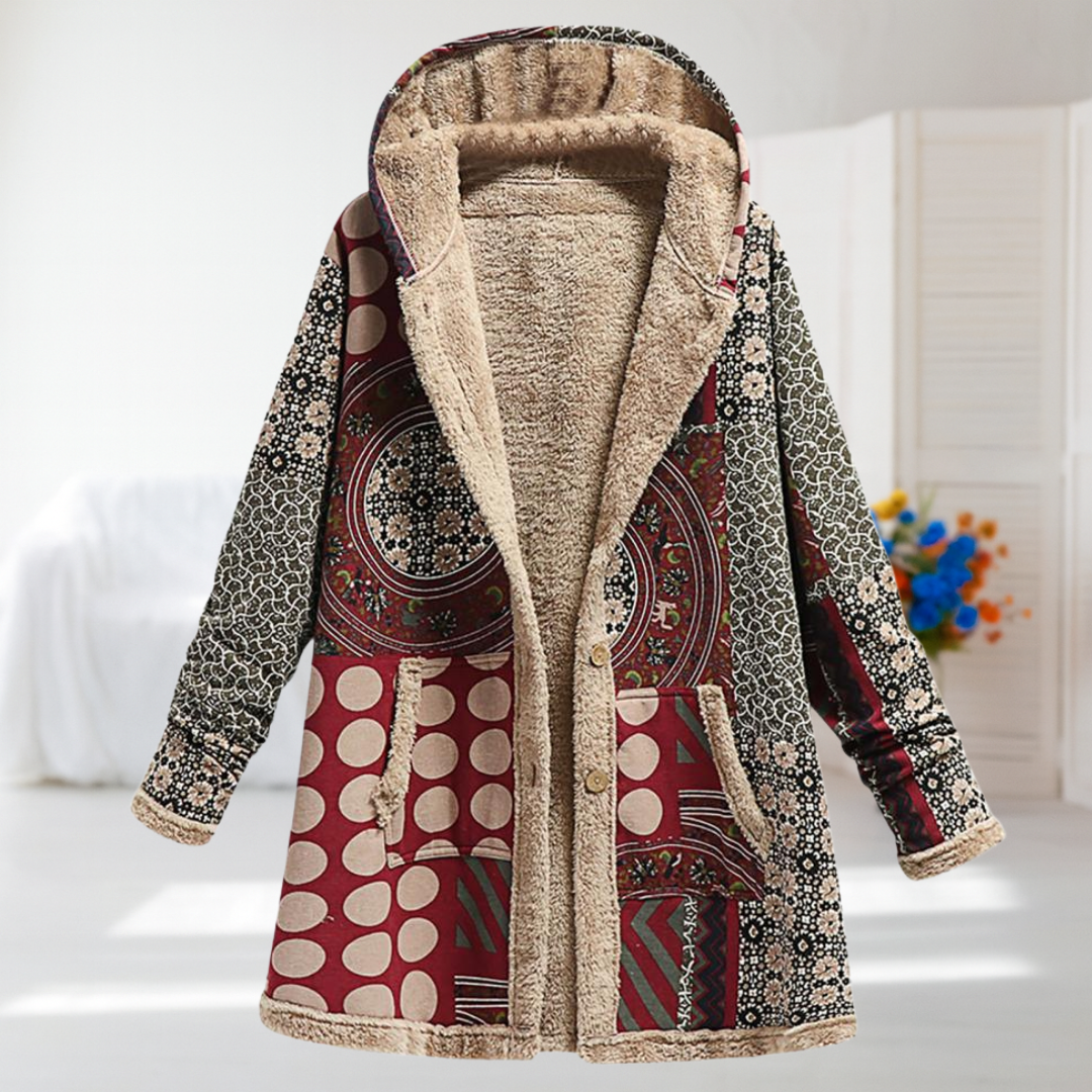 Elegante leichte Jacke Visitación Rot – Weiss Modehaus