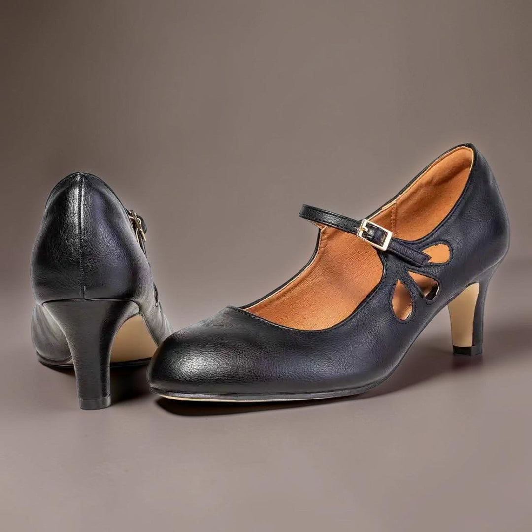 Schwarze Pumps mit Geschlossener Spitze Sylvie Damen DELACROIX – Bild 3
