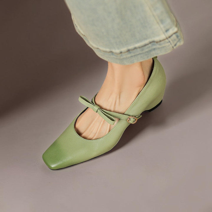 Elegante Mary Janes mit Schleife Damen Noor – Bild 7