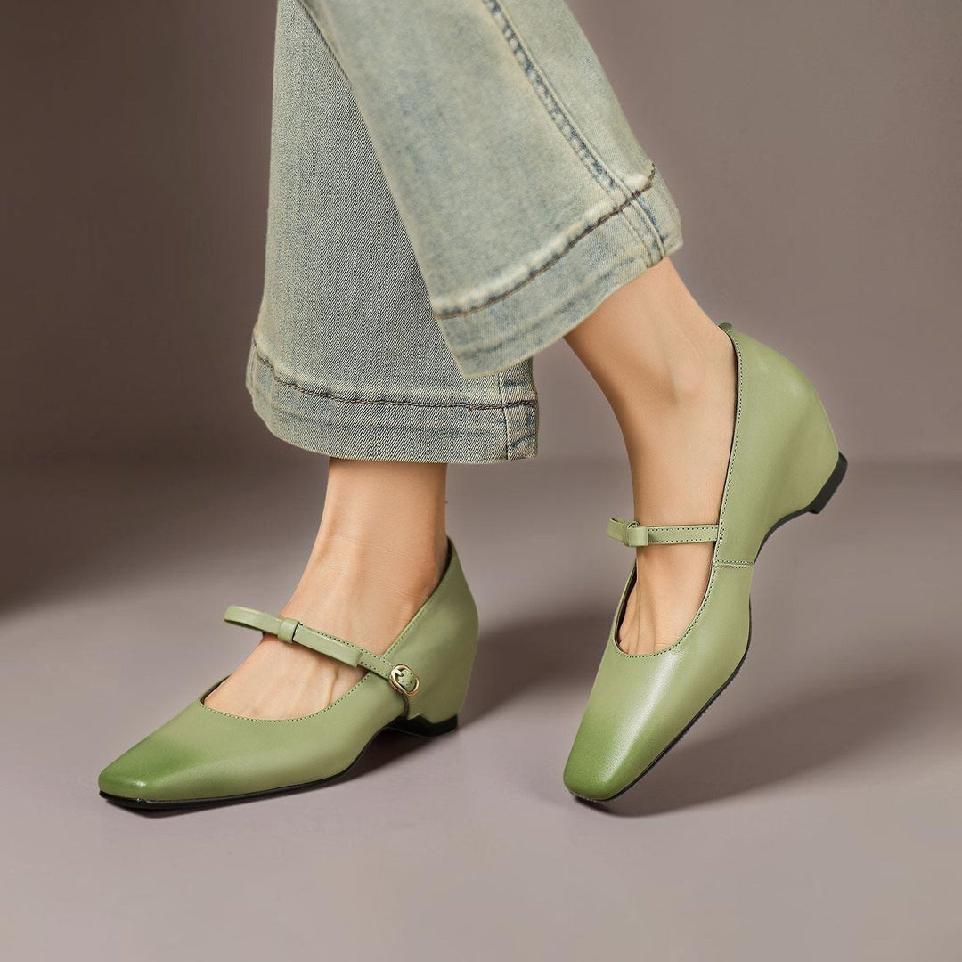 Elegante Mary Janes mit Schleife Damen Noor – Bild 4