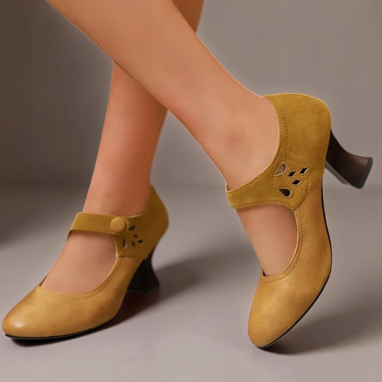 Wildleder-Stiefeletten mit Absatz Saskia – Bild 4
