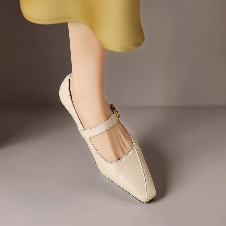 Mary Janes mit goldener Schnalle Damen Ingrid – Bild 5