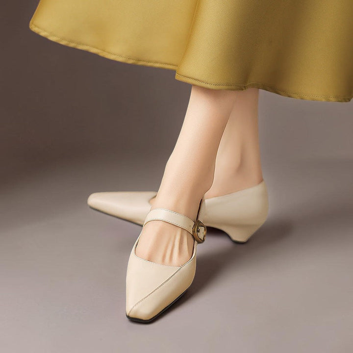 Mary Janes mit goldener Schnalle Damen Ingrid – Bild 6