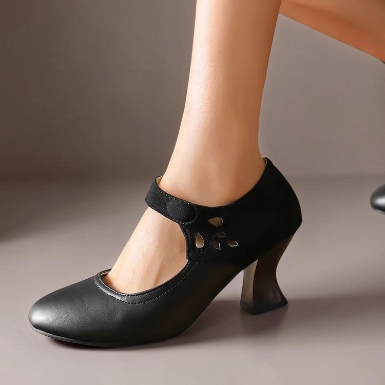 Wildleder-Stiefeletten mit Absatz Saskia – Bild 3