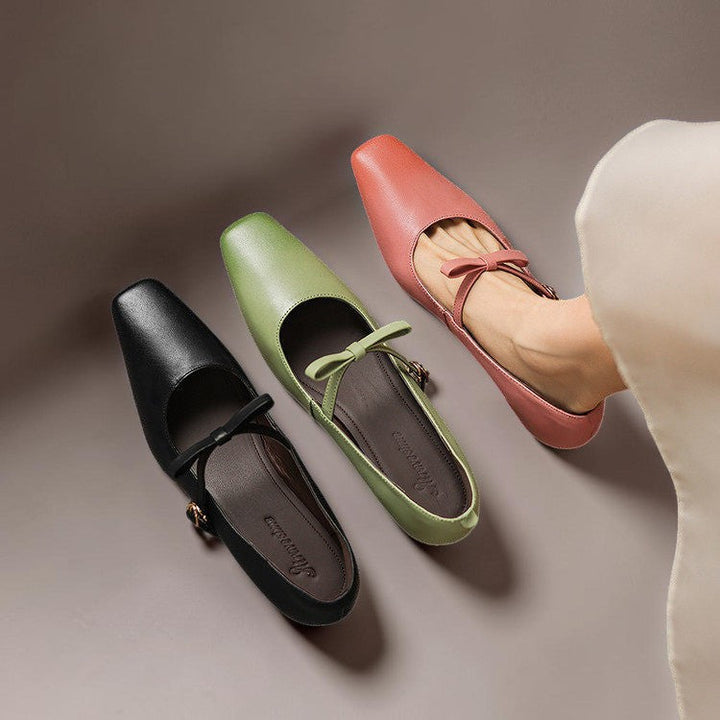 Elegante Mary Janes mit Schleife Damen Noor – Bild 16
