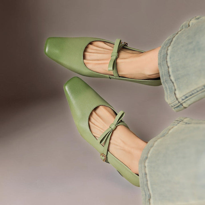 Elegante Mary Janes mit Schleife Damen Noor – Bild 8