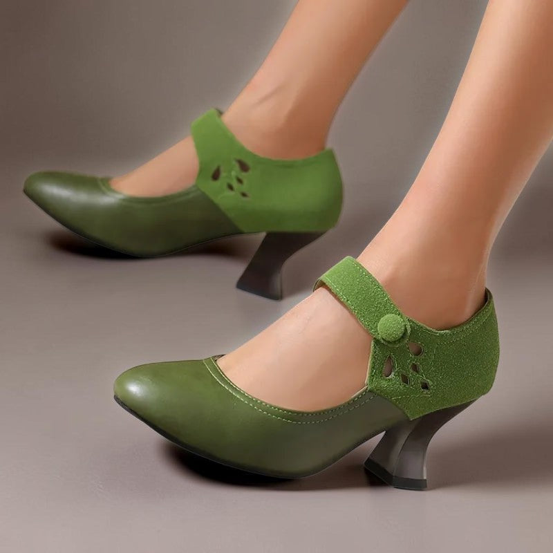Wildleder-Stiefeletten mit Absatz Saskia – Bild 7