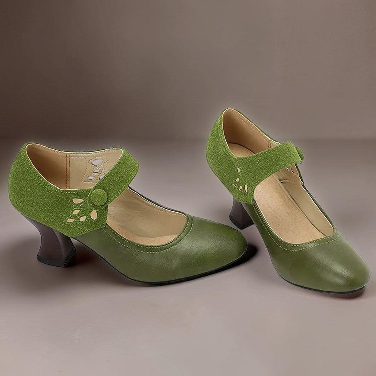 Slip-ons mit Knopfriemen Emma – Bild 4