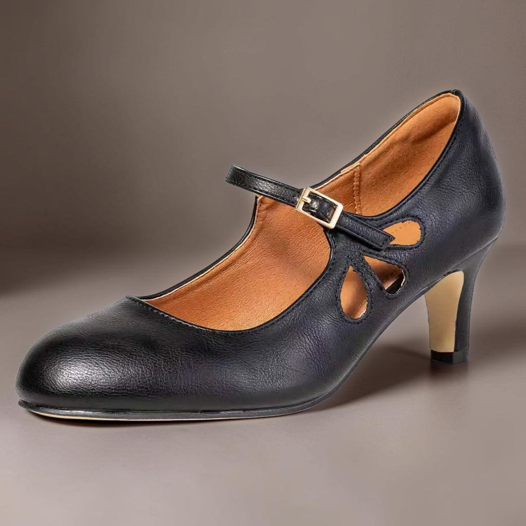 Schwarze Pumps mit Geschlossener Spitze Sylvie Damen DELACROIX – Bild 2