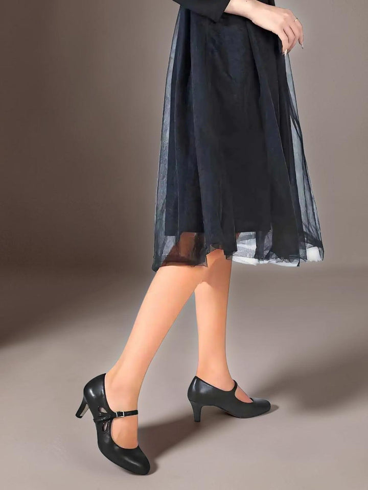 Schwarze Pumps mit Geschlossener Spitze Sylvie Damen DELACROIX – Bild 6