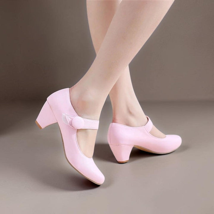 Mary Janes mit verstellbarem Blockabsatz Damen Maaike – Bild 7
