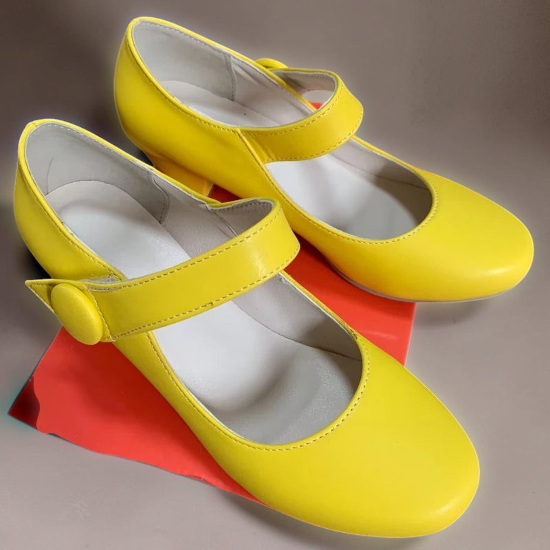 Mary Janes mit verstellbarem Blockabsatz Damen Maaike – Bild 6
