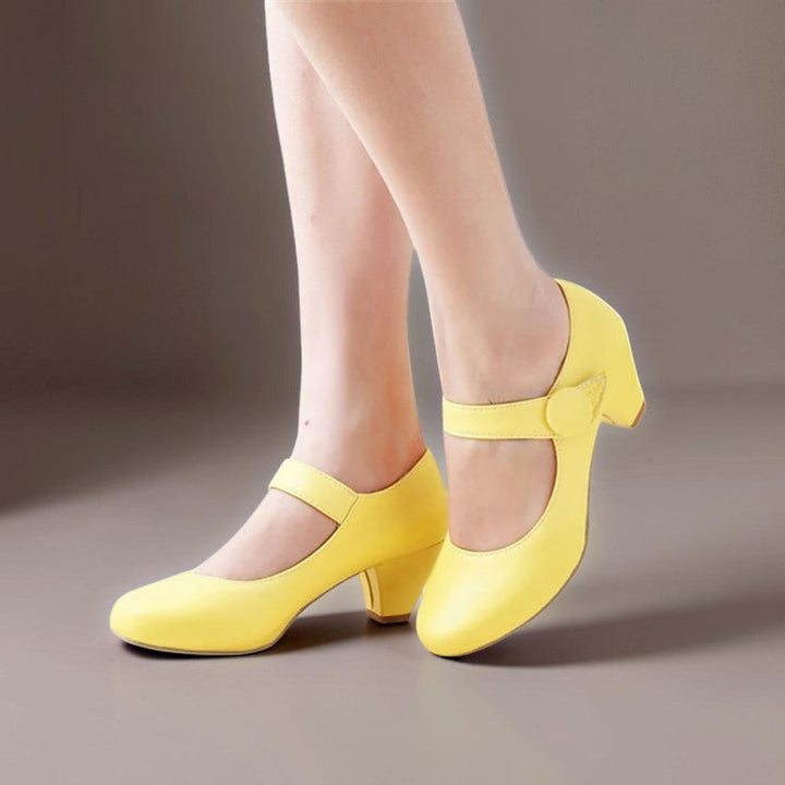 Mary Janes mit verstellbarem Blockabsatz Damen Maaike – Bild 5