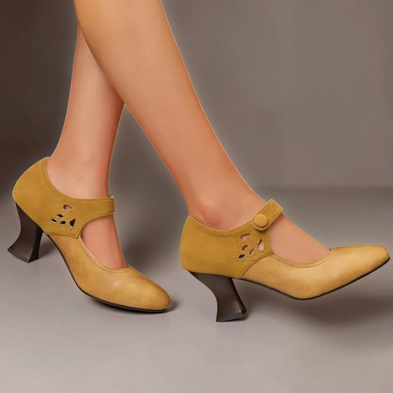 Wildleder-Stiefeletten mit Absatz Saskia – Bild 10
