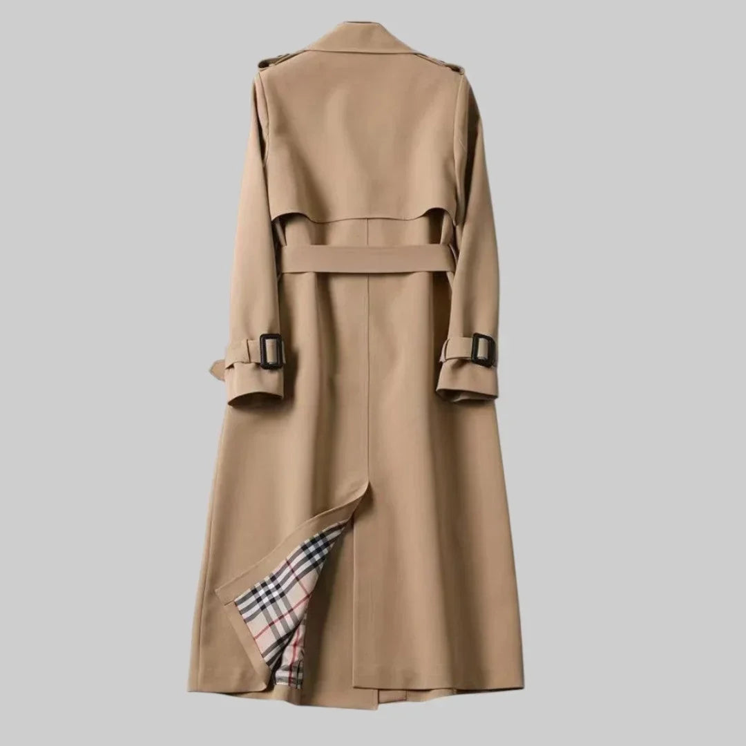 Trench Beige Doppelreiher mit Gürtel Anna – Bild 6