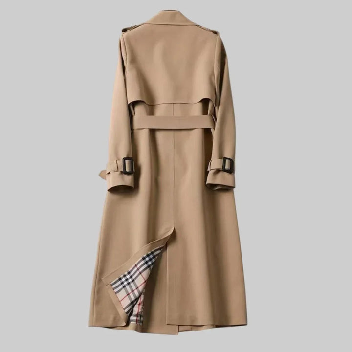 Trench Beige Doppelreiher mit Gürtel Anna – Bild 6